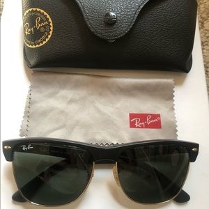 Ray ban oversized club master sunglasses